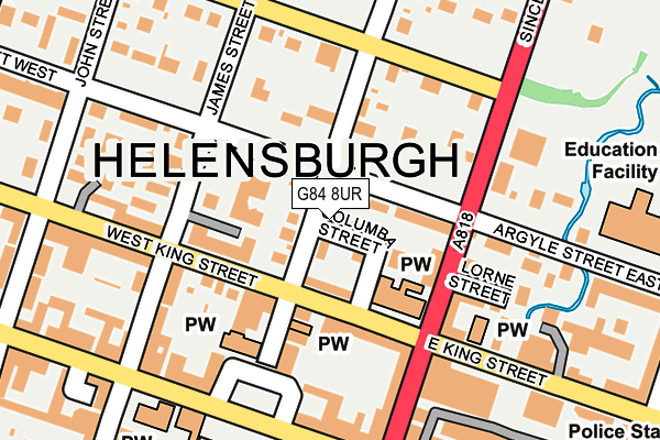 G84 8UR map - OS OpenMap – Local (Ordnance Survey) G84 8UR map - OS OpenMap – Local (Ordnance Survey)