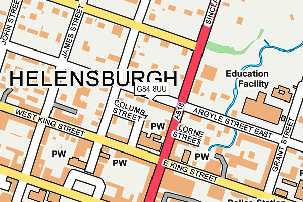 G84 8UU map - OS OpenMap – Local (Ordnance Survey) G84 8UU map - OS OpenMap – Local (Ordnance Survey)