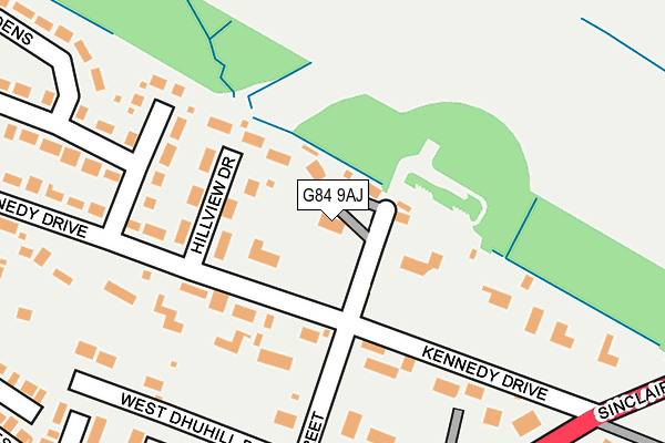 G84 9AJ map - OS OpenMap – Local (Ordnance Survey) G84 9AJ map - OS OpenMap – Local (Ordnance Survey)