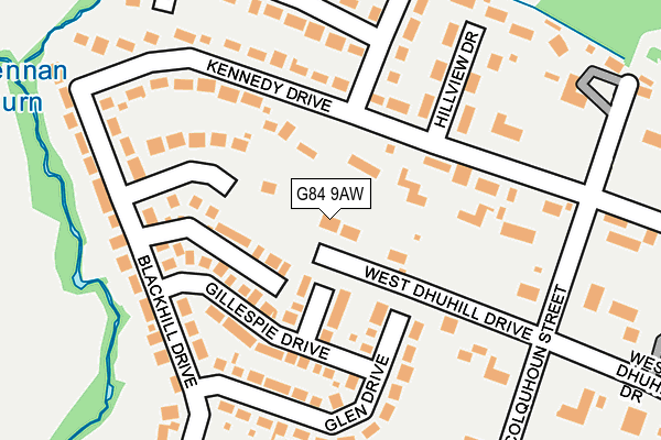 G84 9AW map - OS OpenMap – Local (Ordnance Survey) G84 9AW map - OS OpenMap – Local (Ordnance Survey)