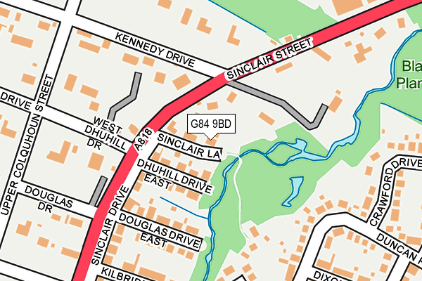 G84 9BD map - OS OpenMap – Local (Ordnance Survey) G84 9BD map - OS OpenMap – Local (Ordnance Survey)