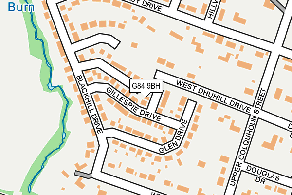 G84 9BH map - OS OpenMap – Local (Ordnance Survey) G84 9BH map - OS OpenMap – Local (Ordnance Survey)