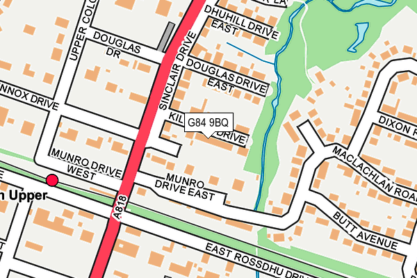 G84 9BQ map - OS OpenMap – Local (Ordnance Survey) G84 9BQ map - OS OpenMap – Local (Ordnance Survey)