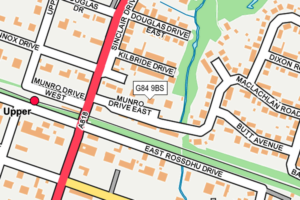 G84 9BS map - OS OpenMap – Local (Ordnance Survey) G84 9BS map - OS OpenMap – Local (Ordnance Survey)
