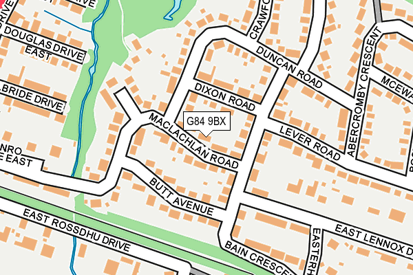 G84 9BX map - OS OpenMap – Local (Ordnance Survey) G84 9BX map - OS OpenMap – Local (Ordnance Survey)