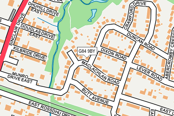 G84 9BY map - OS OpenMap – Local (Ordnance Survey) G84 9BY map - OS OpenMap – Local (Ordnance Survey)