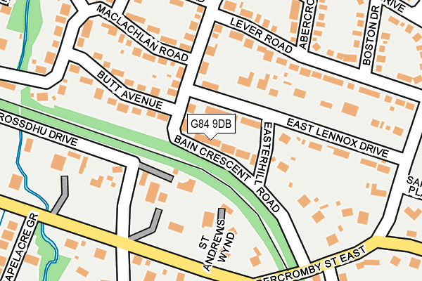 G84 9DB map - OS OpenMap – Local (Ordnance Survey) G84 9DB map - OS OpenMap – Local (Ordnance Survey)