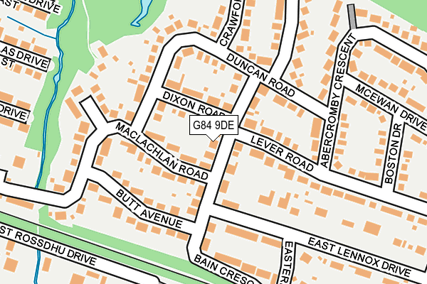 G84 9DE map - OS OpenMap – Local (Ordnance Survey) G84 9DE map - OS OpenMap – Local (Ordnance Survey)
