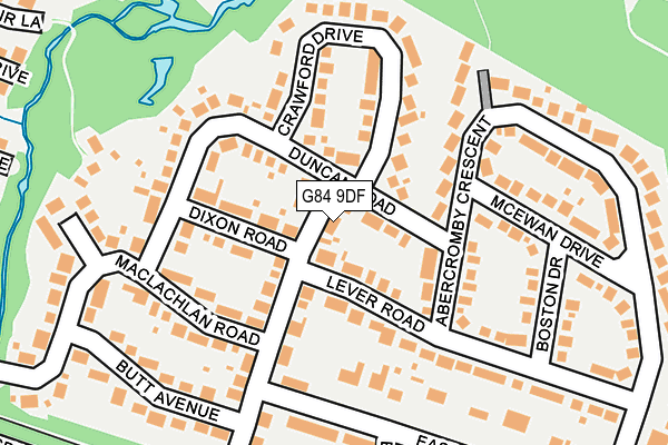 G84 9DF map - OS OpenMap – Local (Ordnance Survey) G84 9DF map - OS OpenMap – Local (Ordnance Survey)
