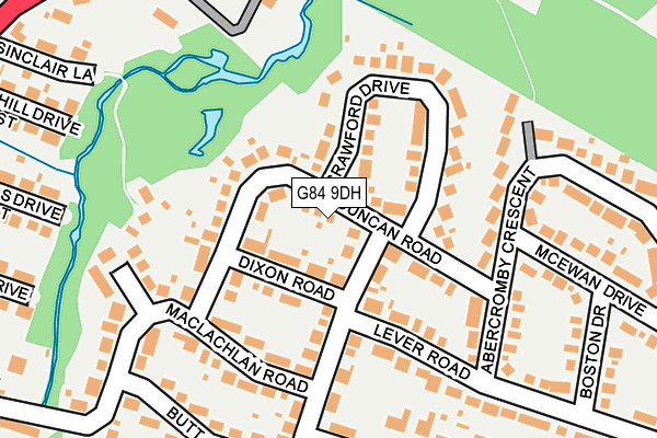 G84 9DH map - OS OpenMap – Local (Ordnance Survey) G84 9DH map - OS OpenMap – Local (Ordnance Survey)