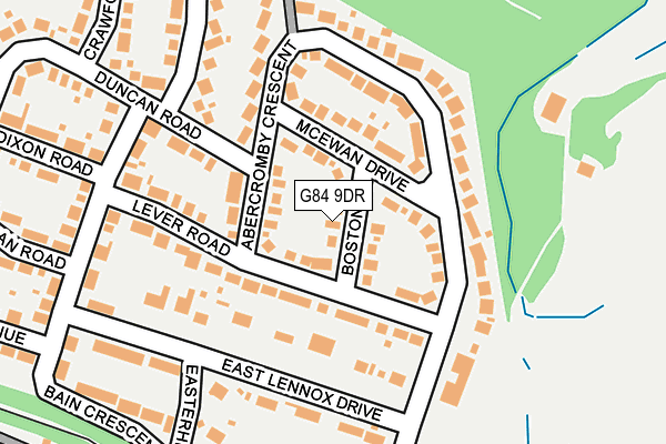 G84 9DR map - OS OpenMap – Local (Ordnance Survey) G84 9DR map - OS OpenMap – Local (Ordnance Survey)