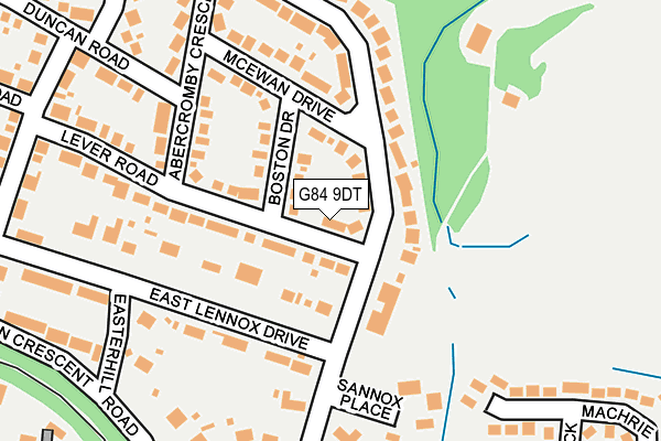 G84 9DT map - OS OpenMap – Local (Ordnance Survey) G84 9DT map - OS OpenMap – Local (Ordnance Survey)