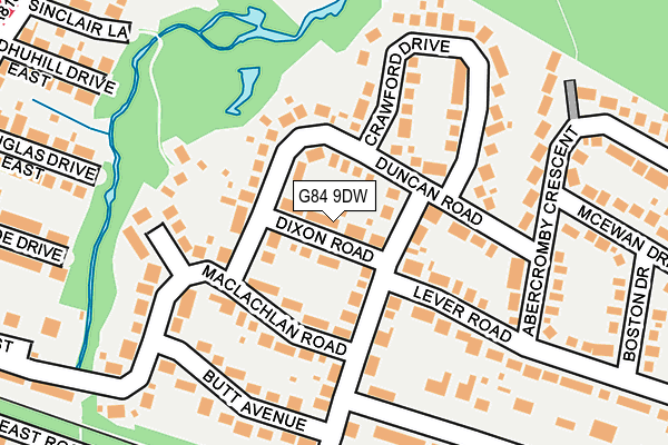 G84 9DW map - OS OpenMap – Local (Ordnance Survey) G84 9DW map - OS OpenMap – Local (Ordnance Survey)