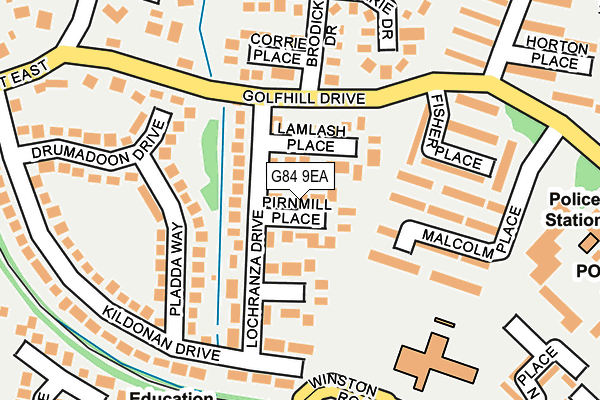 G84 9EA map - OS OpenMap – Local (Ordnance Survey) G84 9EA map - OS OpenMap – Local (Ordnance Survey)