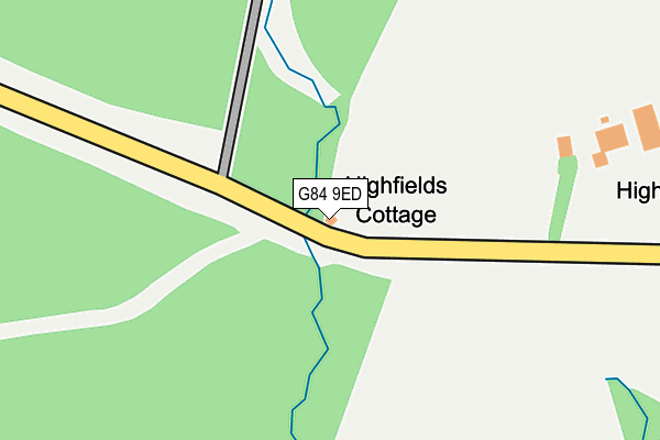 G84 9ED map - OS OpenMap – Local (Ordnance Survey) G84 9ED map - OS OpenMap – Local (Ordnance Survey)
