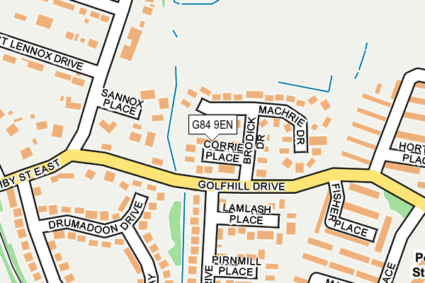 G84 9EN map - OS OpenMap – Local (Ordnance Survey) G84 9EN map - OS OpenMap – Local (Ordnance Survey)