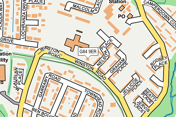 G84 9ER map - OS OpenMap – Local (Ordnance Survey) G84 9ER map - OS OpenMap – Local (Ordnance Survey)