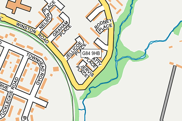 G84 9HB map - OS OpenMap – Local (Ordnance Survey)