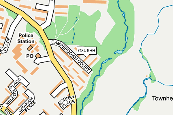 G84 9HH map - OS OpenMap – Local (Ordnance Survey) G84 9HH map - OS OpenMap – Local (Ordnance Survey)