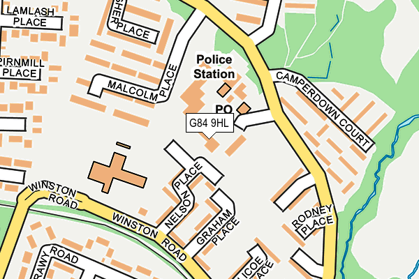 G84 9HL map - OS OpenMap – Local (Ordnance Survey) G84 9HL map - OS OpenMap – Local (Ordnance Survey)