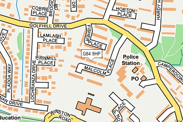 G84 9HP map - OS OpenMap – Local (Ordnance Survey) G84 9HP map - OS OpenMap – Local (Ordnance Survey)