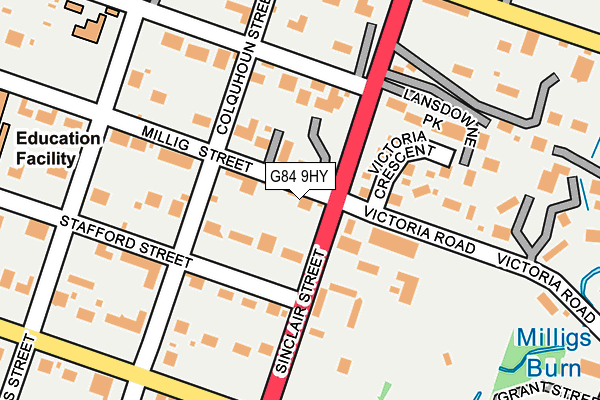 G84 9HY map - OS OpenMap – Local (Ordnance Survey) G84 9HY map - OS OpenMap – Local (Ordnance Survey)