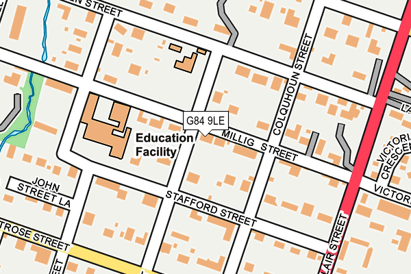 G84 9LE map - OS OpenMap – Local (Ordnance Survey) G84 9LE map - OS OpenMap – Local (Ordnance Survey)