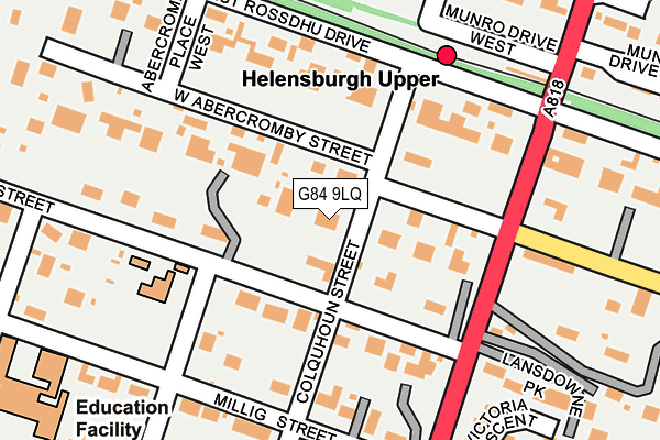 G84 9LQ map - OS OpenMap – Local (Ordnance Survey) G84 9LQ map - OS OpenMap – Local (Ordnance Survey)