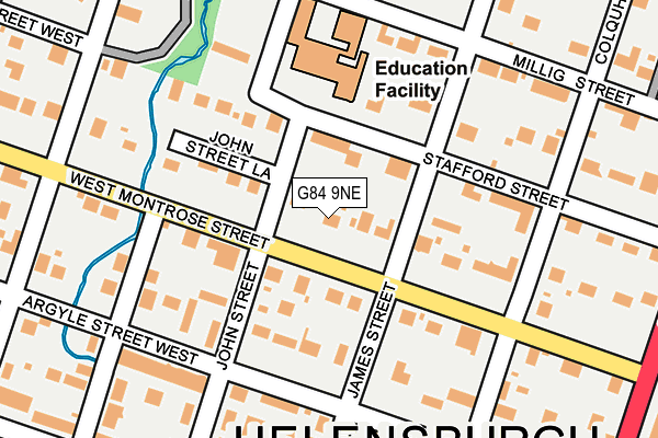 G84 9NE map - OS OpenMap – Local (Ordnance Survey) G84 9NE map - OS OpenMap – Local (Ordnance Survey)