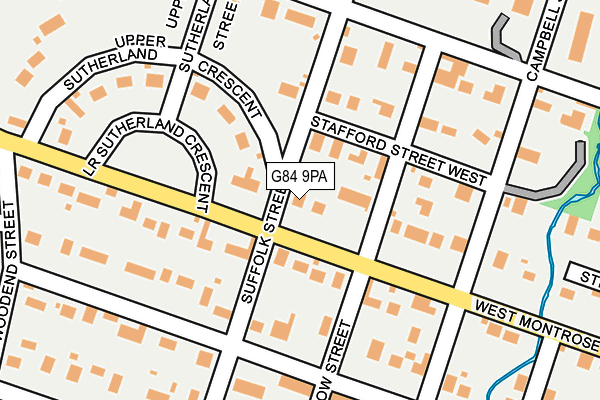 G84 9PA map - OS OpenMap – Local (Ordnance Survey) G84 9PA map - OS OpenMap – Local (Ordnance Survey)
