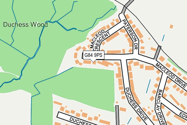 G84 9PS map - OS OpenMap – Local (Ordnance Survey) G84 9PS map - OS OpenMap – Local (Ordnance Survey)