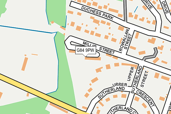 G84 9PW map - OS OpenMap – Local (Ordnance Survey) G84 9PW map - OS OpenMap – Local (Ordnance Survey)