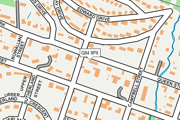 G84 9PX map - OS OpenMap – Local (Ordnance Survey) G84 9PX map - OS OpenMap – Local (Ordnance Survey)