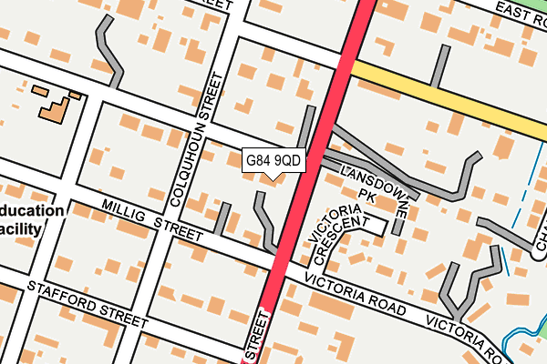 G84 9QD map - OS OpenMap – Local (Ordnance Survey) G84 9QD map - OS OpenMap – Local (Ordnance Survey)