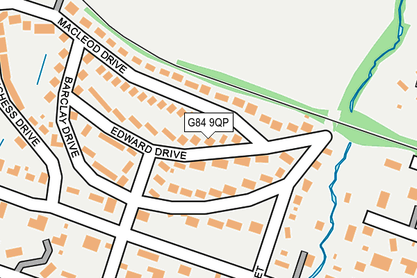 G84 9QP map - OS OpenMap – Local (Ordnance Survey) G84 9QP map - OS OpenMap – Local (Ordnance Survey)