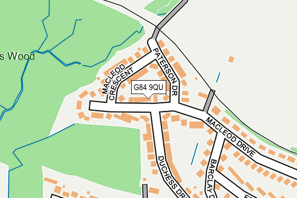 G84 9QU map - OS OpenMap – Local (Ordnance Survey) G84 9QU map - OS OpenMap – Local (Ordnance Survey)