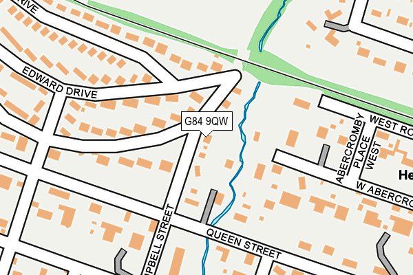 G84 9QW map - OS OpenMap – Local (Ordnance Survey)
