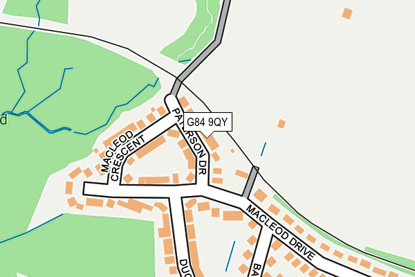 G84 9QY map - OS OpenMap – Local (Ordnance Survey) G84 9QY map - OS OpenMap – Local (Ordnance Survey)