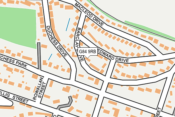 G84 9RB map - OS OpenMap – Local (Ordnance Survey) G84 9RB map - OS OpenMap – Local (Ordnance Survey)