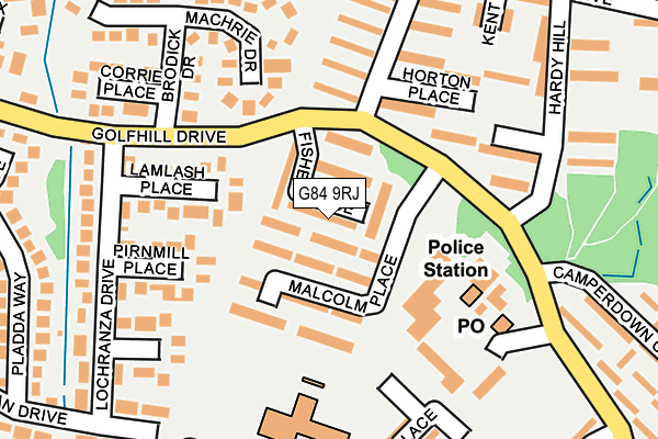 G84 9RJ map - OS OpenMap – Local (Ordnance Survey) G84 9RJ map - OS OpenMap – Local (Ordnance Survey)