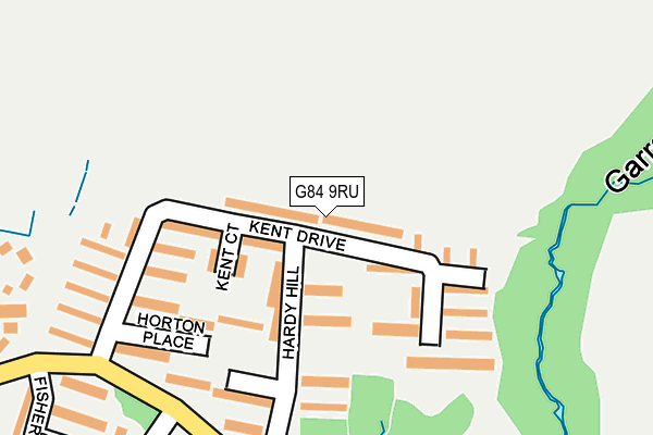 G84 9RU map - OS OpenMap – Local (Ordnance Survey) G84 9RU map - OS OpenMap – Local (Ordnance Survey)