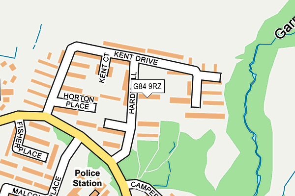 G84 9RZ map - OS OpenMap – Local (Ordnance Survey) G84 9RZ map - OS OpenMap – Local (Ordnance Survey)