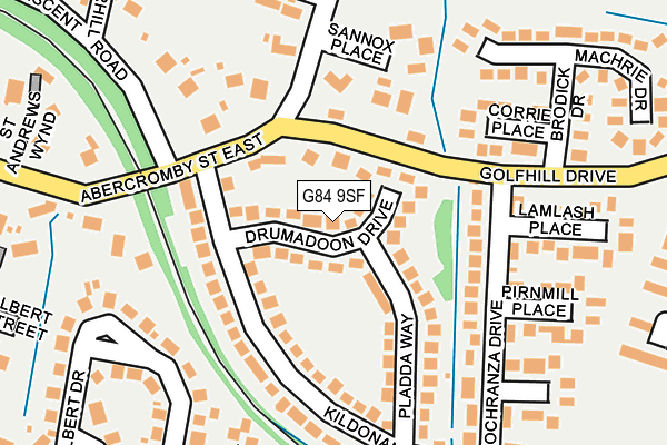 G84 9SF map - OS OpenMap – Local (Ordnance Survey) G84 9SF map - OS OpenMap – Local (Ordnance Survey)