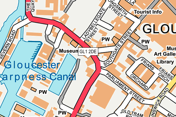 GL1 2DE map - OS OpenMap – Local (Ordnance Survey) GL1 2DE map - OS OpenMap – Local (Ordnance Survey)