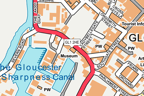 GL1 2HE map - OS OpenMap – Local (Ordnance Survey) GL1 2HE map - OS OpenMap – Local (Ordnance Survey)