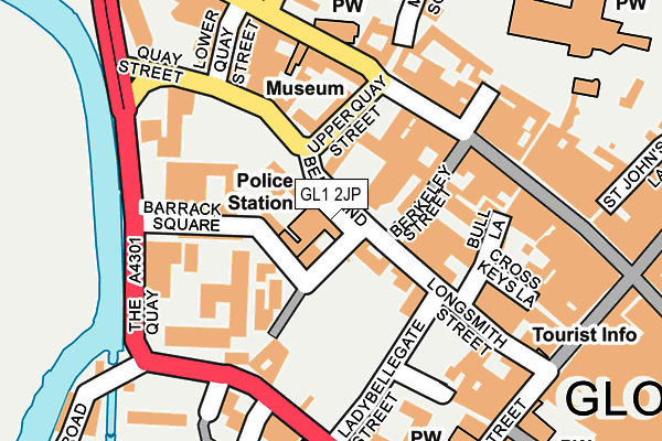 GL1 2JP map - OS OpenMap – Local (Ordnance Survey) GL1 2JP map - OS OpenMap – Local (Ordnance Survey)