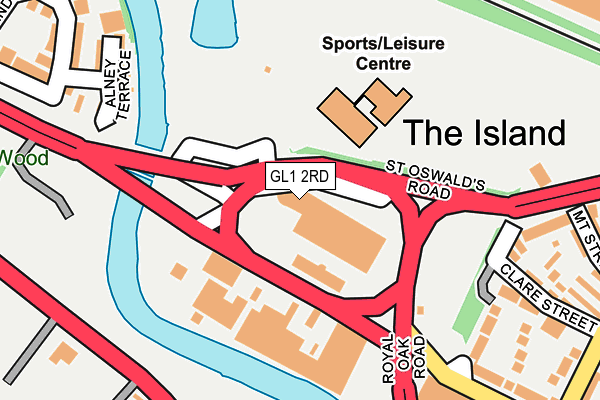 GL1 2RD map - OS OpenMap – Local (Ordnance Survey) GL1 2RD map - OS OpenMap – Local (Ordnance Survey)