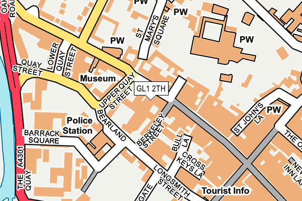 GL1 2TH map - OS OpenMap – Local (Ordnance Survey) GL1 2TH map - OS OpenMap – Local (Ordnance Survey)