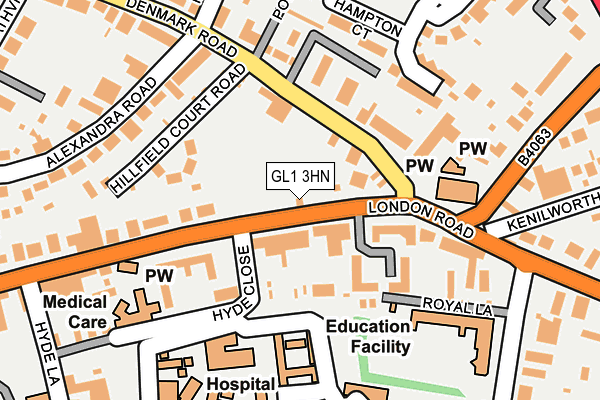 GL1 3HN map - OS OpenMap – Local (Ordnance Survey) GL1 3HN map - OS OpenMap – Local (Ordnance Survey)