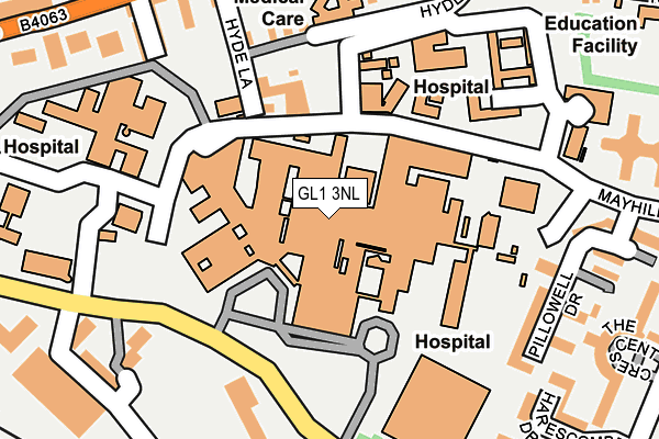 GL1 3NL map - OS OpenMap – Local (Ordnance Survey) GL1 3NL map - OS OpenMap – Local (Ordnance Survey)